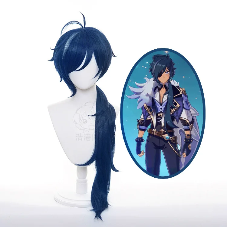 Halloween Genshin Impact Kaeya Cosplay Wig Unisex Blue 90cm Synthetic Hair Comic con Stage Costume Accessory Game Role Play Wigs
Halloween Genshin Impact Kaeya Cosplay Wig Unisex Blue 90cm Synthetic Hair Comic con Stage Costume Accessory Game Role Play Wigs