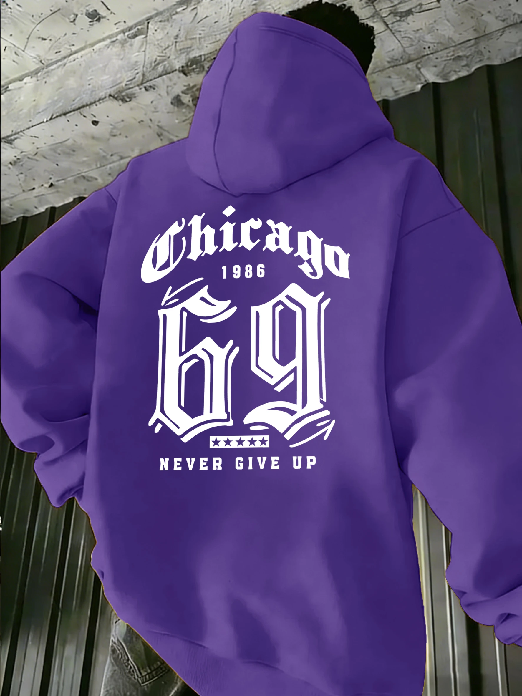 Мужская повседневная толстовка с принтом Chicago Never Give Up, флисовая повседневная толстовка в стиле хип-хоп с круглым вырезом, одежда унисекс, осенняя свободная спортивная одежда
Мужская повседневная толстовка с принтом Chicago Never Give Up, флисовая повседневная толстовка в стиле хип-хоп с круглым вырезом, одежда унисекс, осенняя свободная спортивная одежда