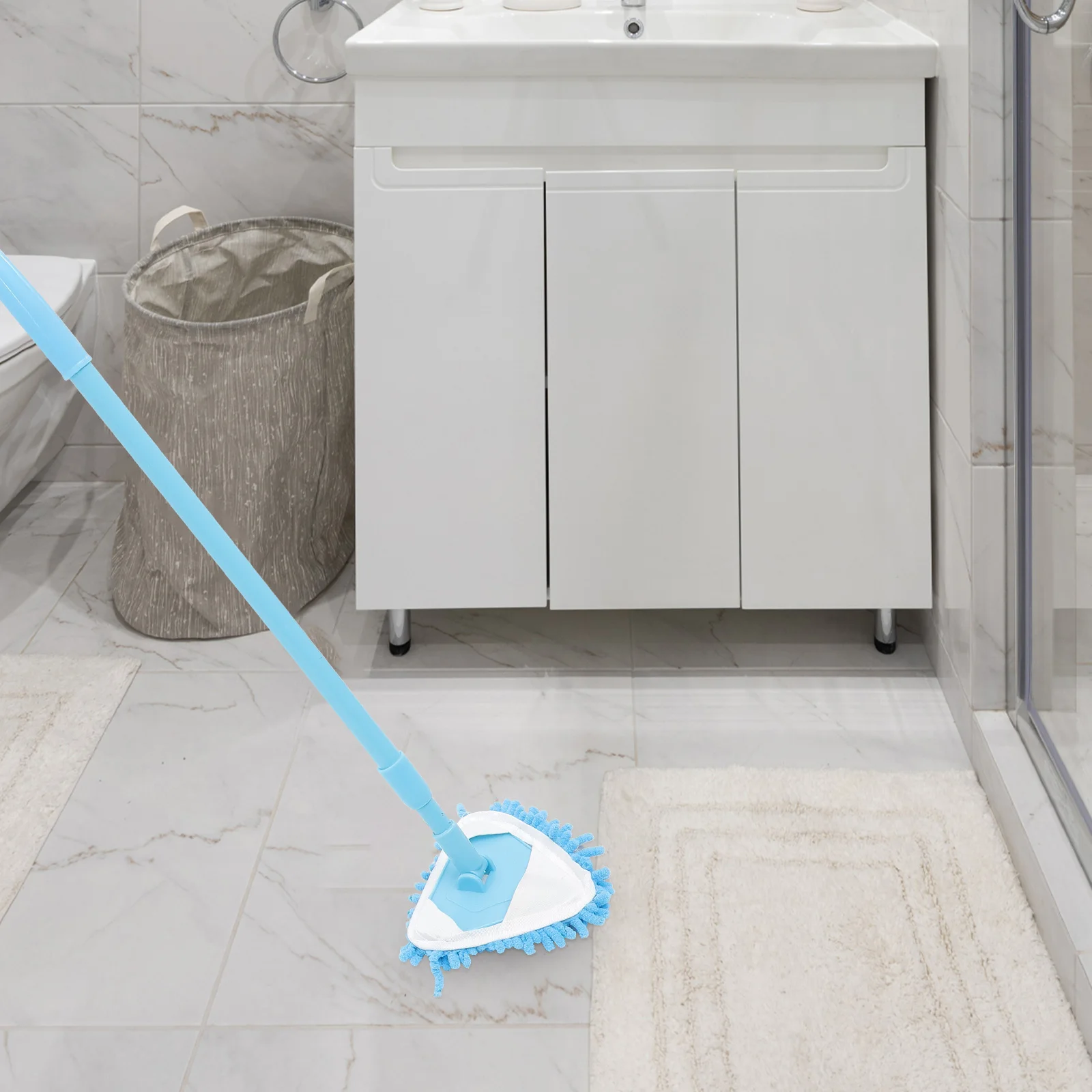 Telescopic Cleaning Mop Long Handle Triangle Mini Size Versatile Floor Tile Wood Bathrooms Balcony Home Use Adjustable Mop
Telescopic Cleaning Mop Long Handle Triangle Mini Size Versatile Floor Tile Wood Bathrooms Balcony Home Use Adjustable Mop