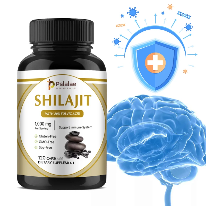 Shilajit Capsules 1000mg - Supports Brain and Immune Health, Boosts Energy, Improves Endurance, and Maintains Well-being
Shilajit Capsules 1000mg - Supports Brain and Immune Health, Boosts Energy, Improves Endurance, and Maintains Well-being