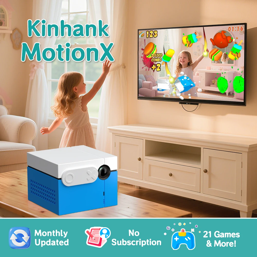 KINHANK MotionX Gaming Console with 20+Games for Kids & Families,Continuous Updates,Plug & Play Indoor Active Play System
KINHANK MotionX Gaming Console with 20+Games for Kids & Families,Continuous Updates,Plug & Play Indoor Active Play System