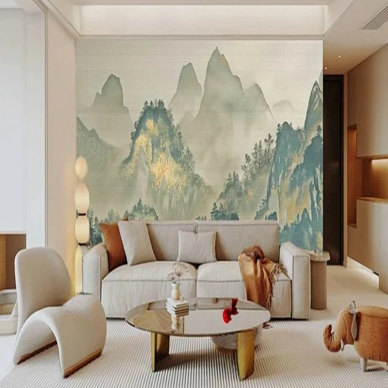 New Chinese Style Custom Photo Mural Ink Oil Painting Abstract Mountain Wallpaper TV Sofa Background For Living Room Bedroom
New Chinese Style Custom Photo Mural Ink Oil Painting Abstract Mountain Wallpaper TV Sofa Background For Living Room Bedroom