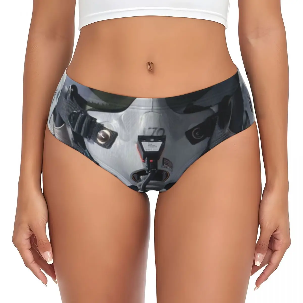 Custom Women's Fighter Pilot Helmet Brief Panties Female Breathable Modern New Warfare Underwear Underpants
Custom Women's Fighter Pilot Helmet Brief Panties Female Breathable Modern New Warfare Underwear Underpants