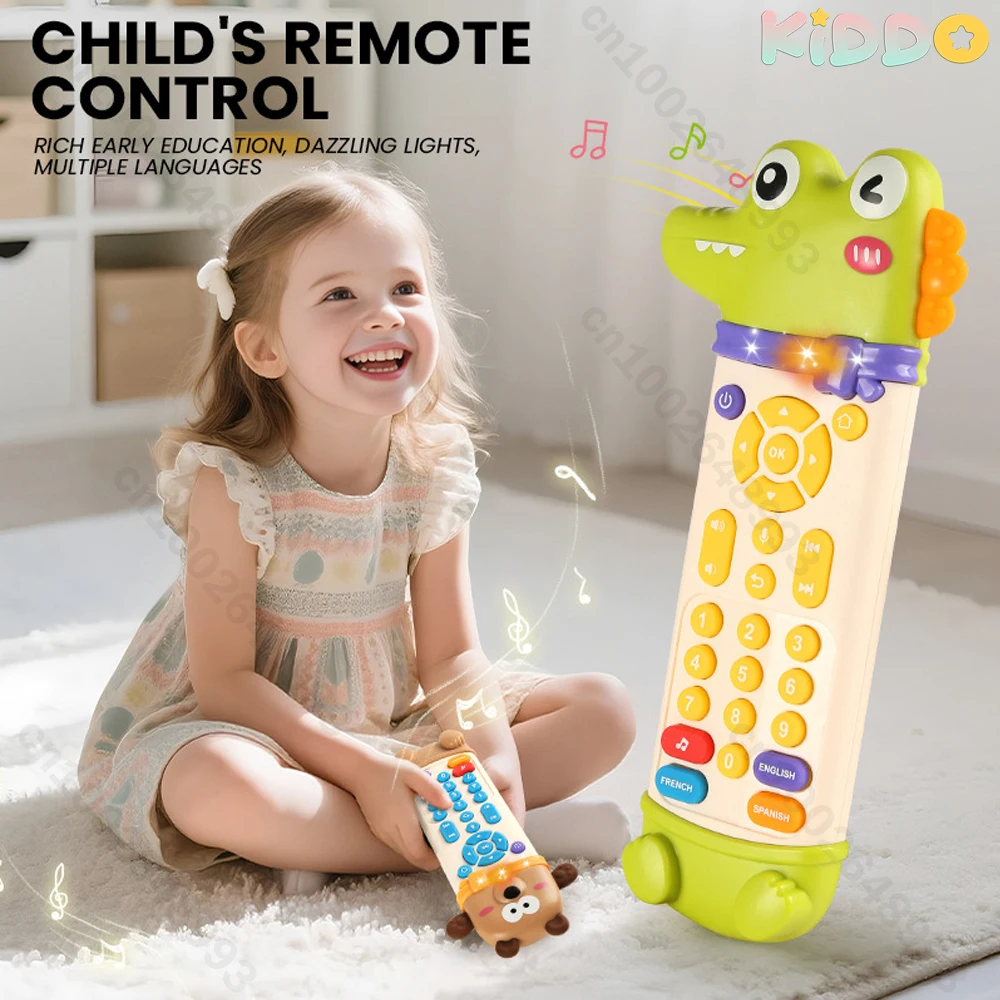 Infant Simulation TV Remote Control Toys Soft Silicone Teether Cover Music Light Baby Toy Sensory Baby Toys for 1 2 3 Year Old
Infant Simulation TV Remote Control Toys Soft Silicone Teether Cover Music Light Baby Toy Sensory Baby Toys for 1 2 3 Year Old