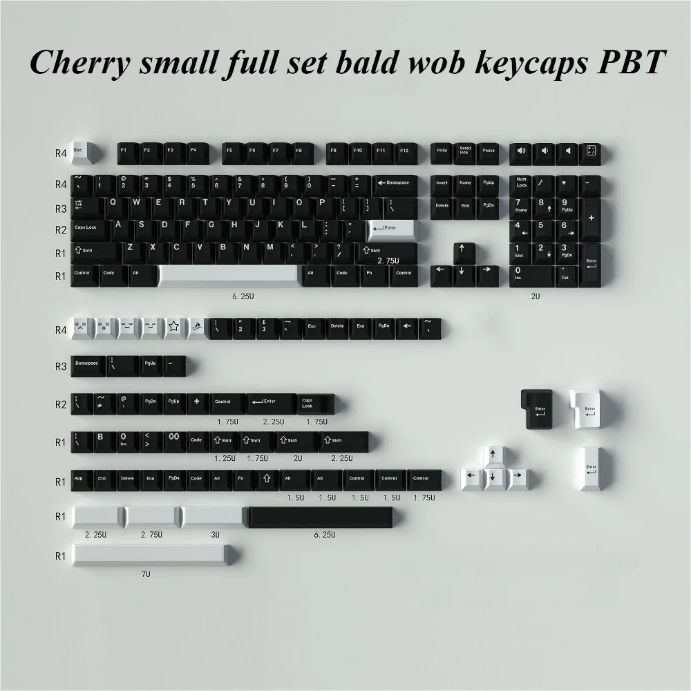 Cherry Small Full Set, Shaved Wob Keycap Set PBT Set for Mx Cherry Gateron Switch Mechanical Keyboard Kit
Cherry Small Full Set, Shaved Wob Keycap Set PBT Set for Mx Cherry Gateron Switch Mechanical Keyboard Kit
