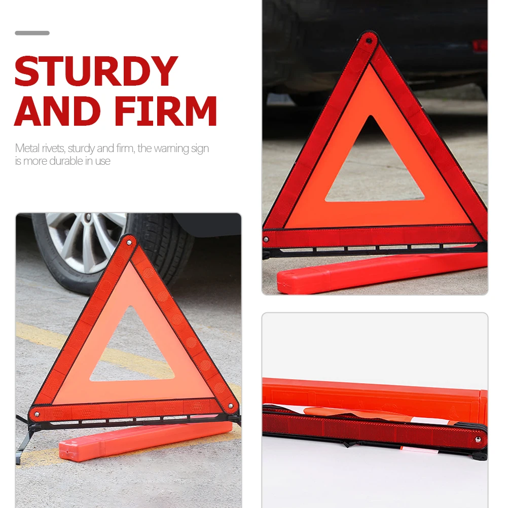 Foldable Warning Triangle Emergency Safety Sign Reflective Alert Sign For Car Truck Breakdown Metal Rivet Slot Design
Foldable Warning Triangle Emergency Safety Sign Reflective Alert Sign For Car Truck Breakdown Metal Rivet Slot Design