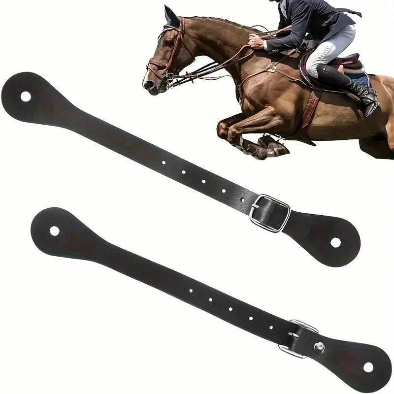 1 Pair PU Leather Spur Straps Adjustable Western Cowboy Boot Accessories Non-Slip Horse Riding Gear for Adults
1 Pair PU Leather Spur Straps Adjustable Western Cowboy Boot Accessories Non-Slip Horse Riding Gear for Adults