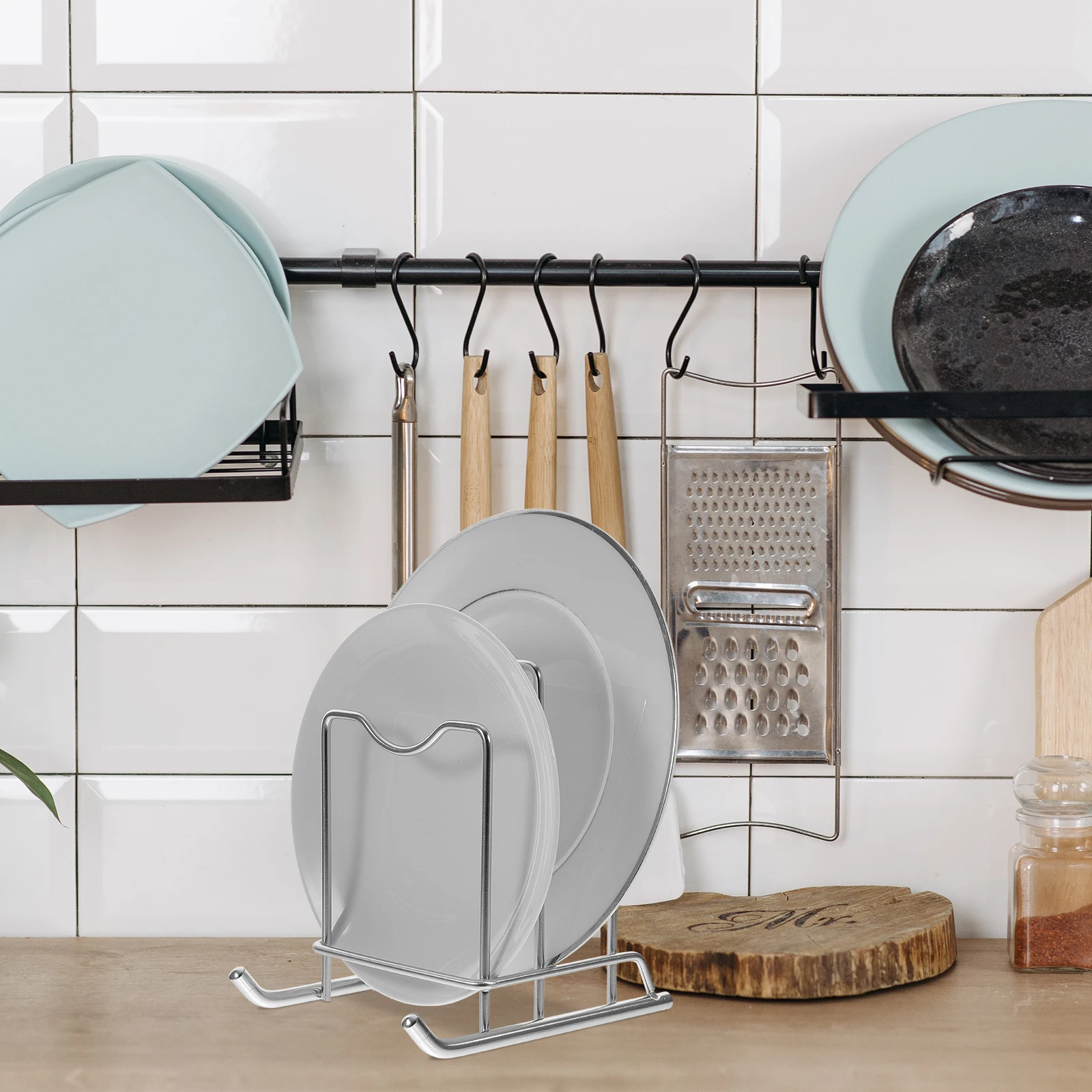 Pot Lid Cutting Board Rack Stainless Iron Kitchen Lid ganizer Storage Tool Multi Purpose ganizer Draining Shelf St
Pot Lid Cutting Board Rack Stainless Iron Kitchen Lid ganizer Storage Tool Multi Purpose ganizer Draining Shelf St
