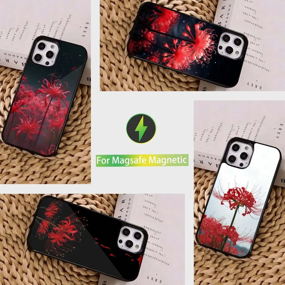 Red Spider lily Phone Case For iPhone 16,15,14,13,12,11,Pro,Max,Plus,Mini, Magsafe,Magnetic Wireless Charging Case
Red Spider lily Phone Case For iPhone 16,15,14,13,12,11,Pro,Max,Plus,Mini, Magsafe,Magnetic Wireless Charging Case