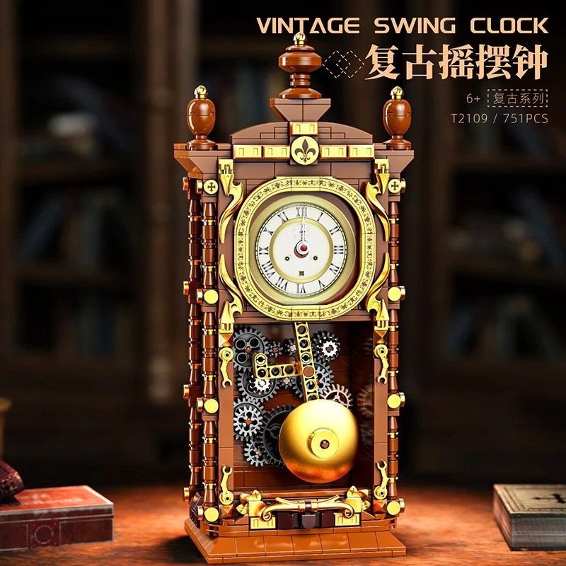 Retro Vintage Home Appliance Clock Building Blocks Bricks Model Mini Small Particle DIY Assembly Toy Desktop Decor Ornament Gift
Retro Vintage Home Appliance Clock Building Blocks Bricks Model Mini Small Particle DIY Assembly Toy Desktop Decor Ornament Gift