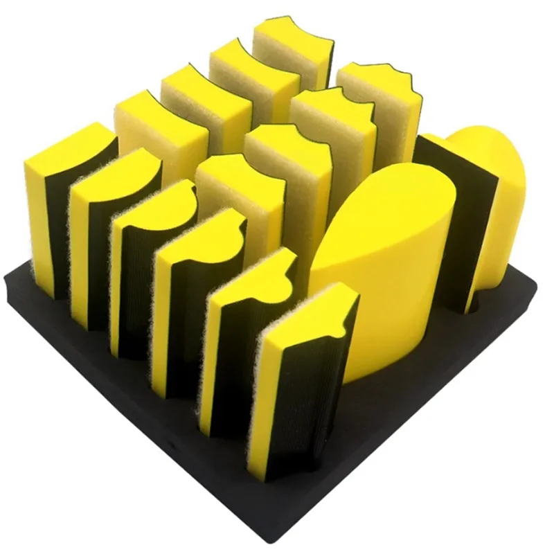 BYBS-Hand Sanding Block Hook& Loop Set Assorted Convex& Concave Interchangeable Blocks Shape
BYBS-Hand Sanding Block Hook& Loop Set Assorted Convex& Concave Interchangeable Blocks Shape