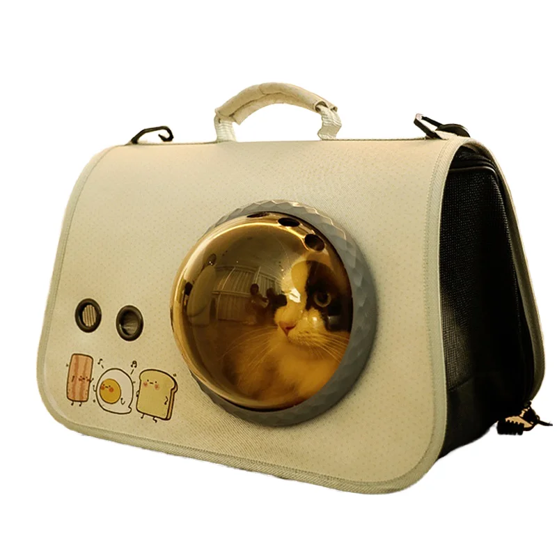 Portable Space Capsule Cat Backpack Classic Style Pet Carrier Zipper Closure Breathable Plastic for Carrying Your Pets Vehicle
Portable Space Capsule Cat Backpack Classic Style Pet Carrier Zipper Closure Breathable Plastic for Carrying Your Pets Vehicle