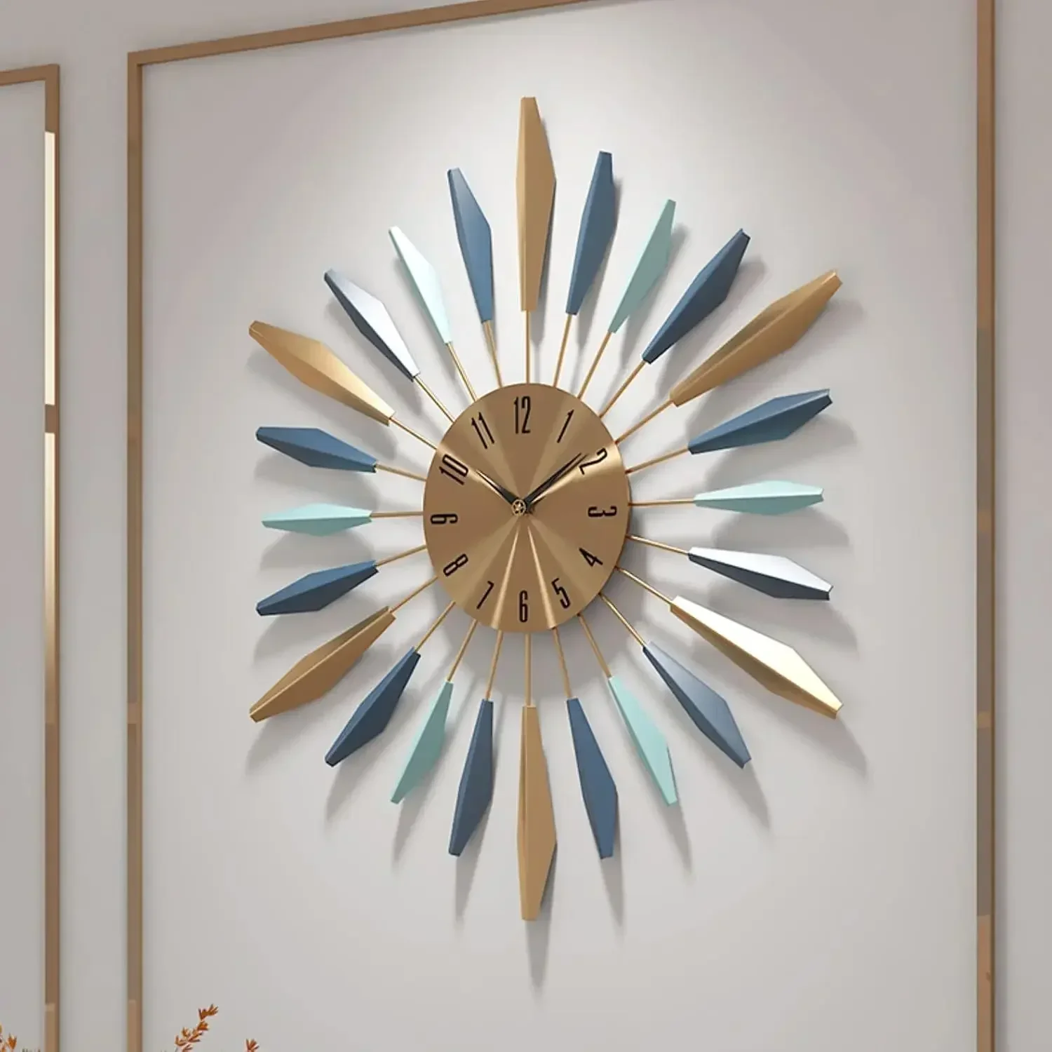 28 Inch Large Wall Clock Metal Decorative, Mid Century Silent Non-Ticking Big Clocks, Modern Home Decorations for Living Room
28 Inch Large Wall Clock Metal Decorative, Mid Century Silent Non-Ticking Big Clocks, Modern Home Decorations for Living Room