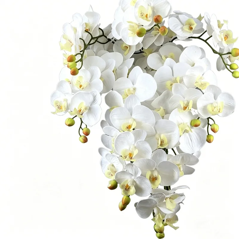 1Pcs 9-Head Flowers 38inch Artificial Butterfly Orchid Bouquet Artificial Flowers for Wedding Decoration Home Garden Room Decor
1Pcs 9-Head Flowers 38inch Artificial Butterfly Orchid Bouquet Artificial Flowers for Wedding Decoration Home Garden Room Decor