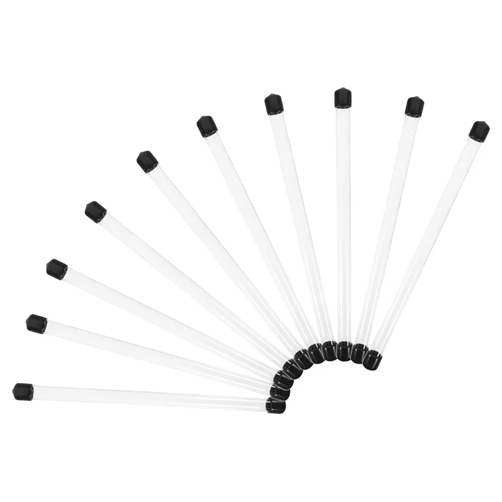 10pcs Clear Rigid Tube Round Plastic Tubing With Black Caps Incense Sticks Tube Polycarbonate Water Pipe For Diy Storage Craft
10pcs Clear Rigid Tube Round Plastic Tubing With Black Caps Incense Sticks Tube Polycarbonate Water Pipe For Diy Storage Craft