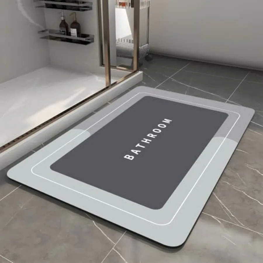 Bath Mat, Quick-Drying Non-Slip Thin Bathroom mat Super Absorbent Bath mats Rug-Bath Mats for Bathroom Floor Bathtub Vanity-Bat
Bath Mat, Quick-Drying Non-Slip Thin Bathroom mat Super Absorbent Bath mats Rug-Bath Mats for Bathroom Floor Bathtub Vanity-Bat