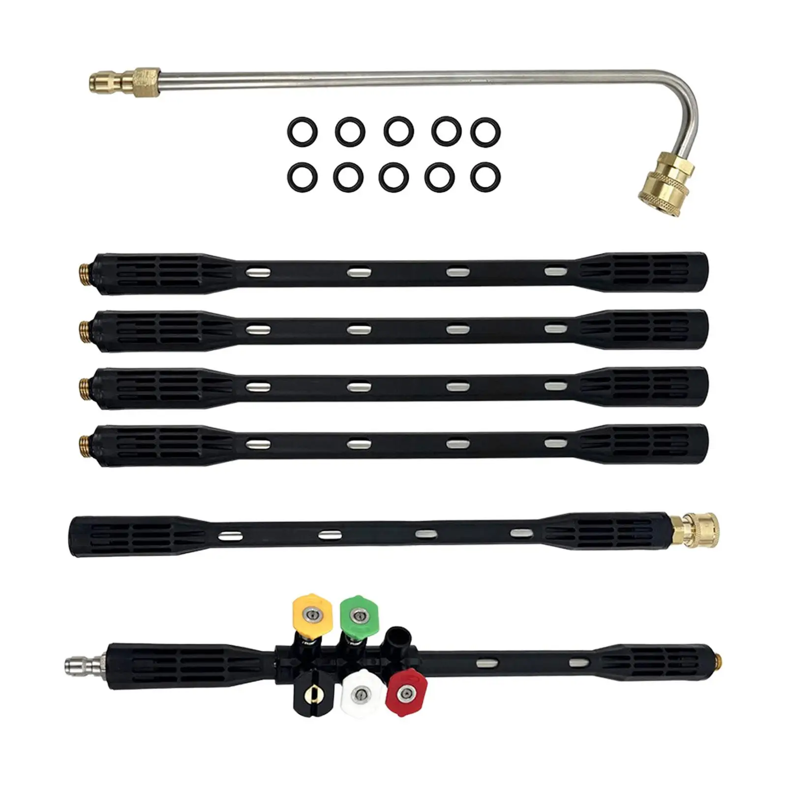 117inch Pressure Washer Extension Rod Anti Leaked Rings Power Washer Gutter Cleaning Tools for Pressure Washer Watering Flowers
117inch Pressure Washer Extension Rod Anti Leaked Rings Power Washer Gutter Cleaning Tools for Pressure Washer Watering Flowers
