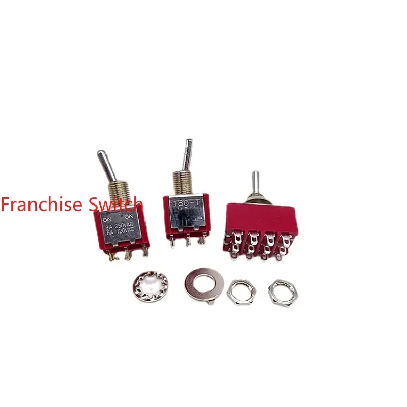 10PCS Button Switch T8401-SEBQ Rocker Arm 12 Pin 2nd Gear