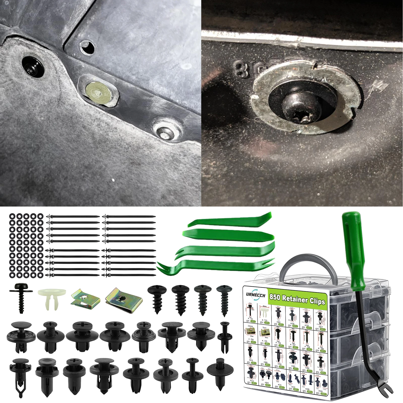 Набор зажимов для автомобильного фиксатора, 925 шт., для GM Ford Toyota Honda Chrysler Jeep, бампер, заклепка для крыла, крепеж с набором инструментов для снятия
Набор зажимов для автомобильного фиксатора, 925 шт., для GM Ford Toyota Honda Chrysler Jeep, бампер, заклепка для крыла, крепеж с набором инструментов для снятия