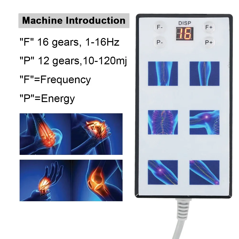 Shockwave Therapy Device for ED and Pain Relief 7 Heads Massager Lattice Ballistic Machine Muscle Relaxation Body Physiotherapy
Shockwave Therapy Device for ED and Pain Relief 7 Heads Massager Lattice Ballistic Machine Muscle Relaxation Body Physiotherapy