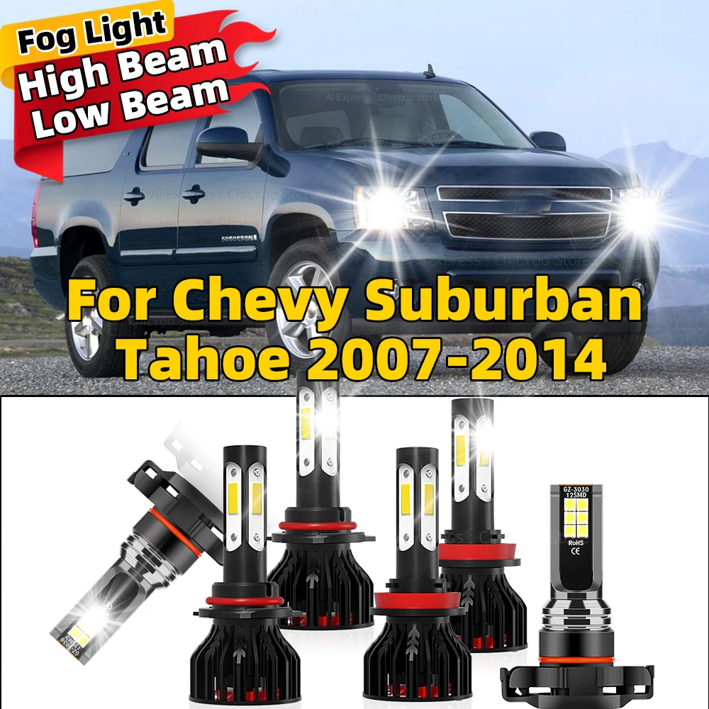 2/6Pcs LED Headlight 4Side Chip 180W Car Light Fog Bulbs For Chevy Suburban Tahoe 2007 2008 2009 2010 2011 2012 2013 2014
2/6Pcs LED Headlight 4Side Chip 180W Car Light Fog Bulbs For Chevy Suburban Tahoe 2007 2008 2009 2010 2011 2012 2013 2014