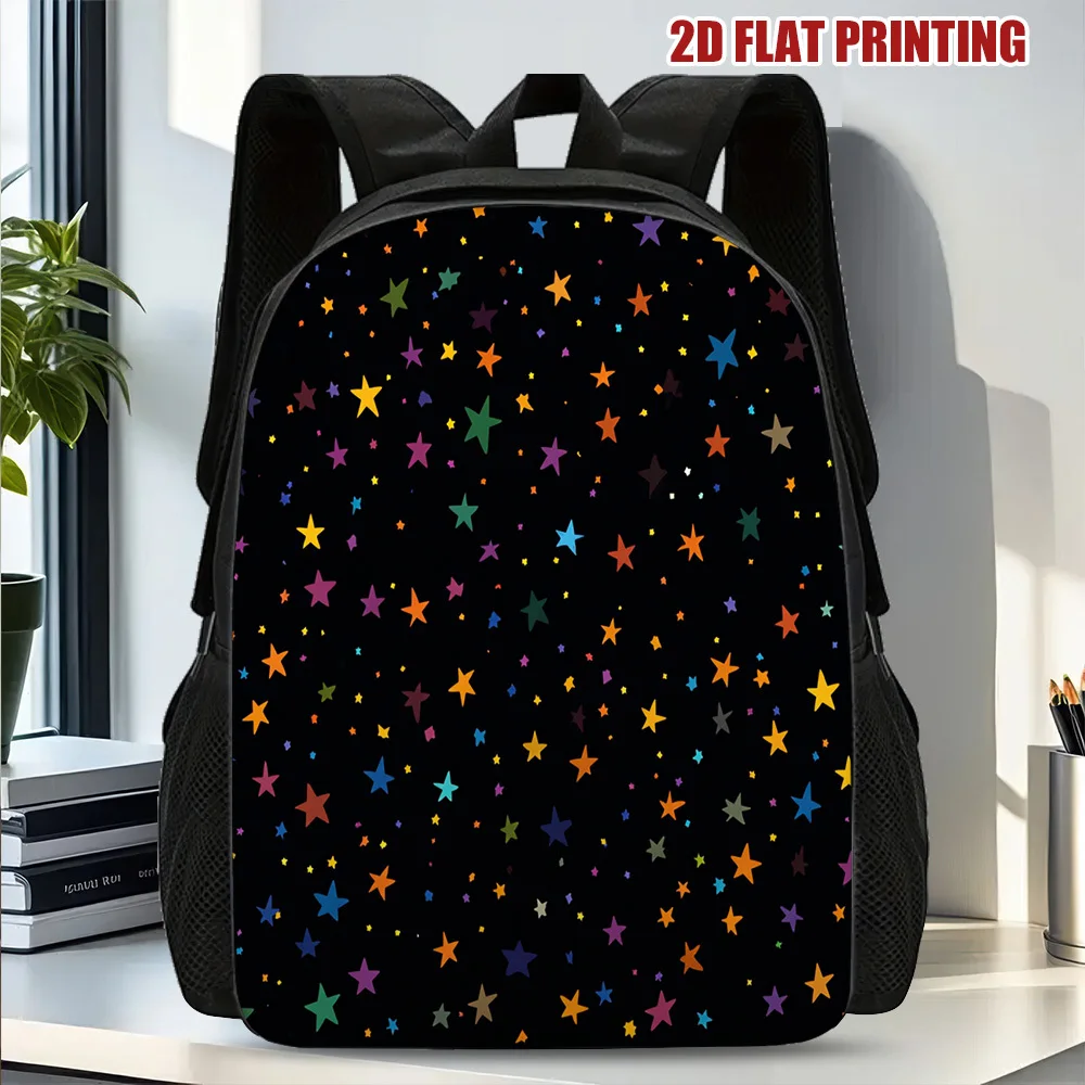 1 Colored Star Black Backpack | Trendy Versatile, Perfect for Excursions and City Trips, Casual Style, Hand Wash Care
1 Colored Star Black Backpack | Trendy Versatile, Perfect for Excursions and City Trips, Casual Style, Hand Wash Care