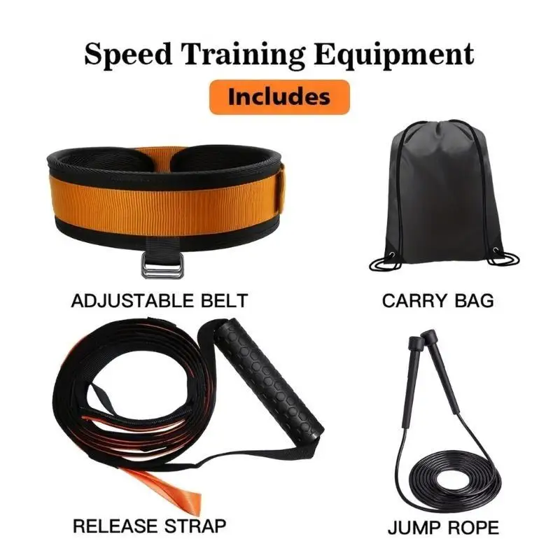 652F Portable Pull Rope Resistance Band Overload Running Resistance Harness with Jump Rope Speed and Agility Equipment
652F Portable Pull Rope Resistance Band Overload Running Resistance Harness with Jump Rope Speed and Agility Equipment