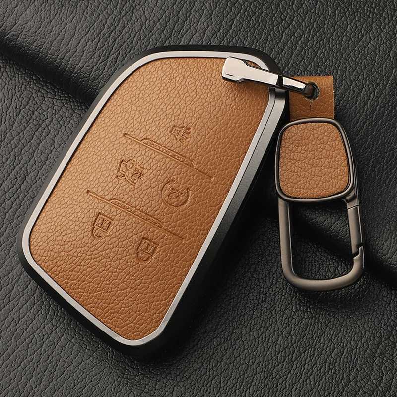 Alloy+Leather Cadillac Car Smart Key Case Cover Holder Protector For Cadillac CT4 CT5 CT4-V C8 Corvette 2018-2024 Accessories
Alloy+Leather Cadillac Car Smart Key Case Cover Holder Protector For Cadillac CT4 CT5 CT4-V C8 Corvette 2018-2024 Accessories