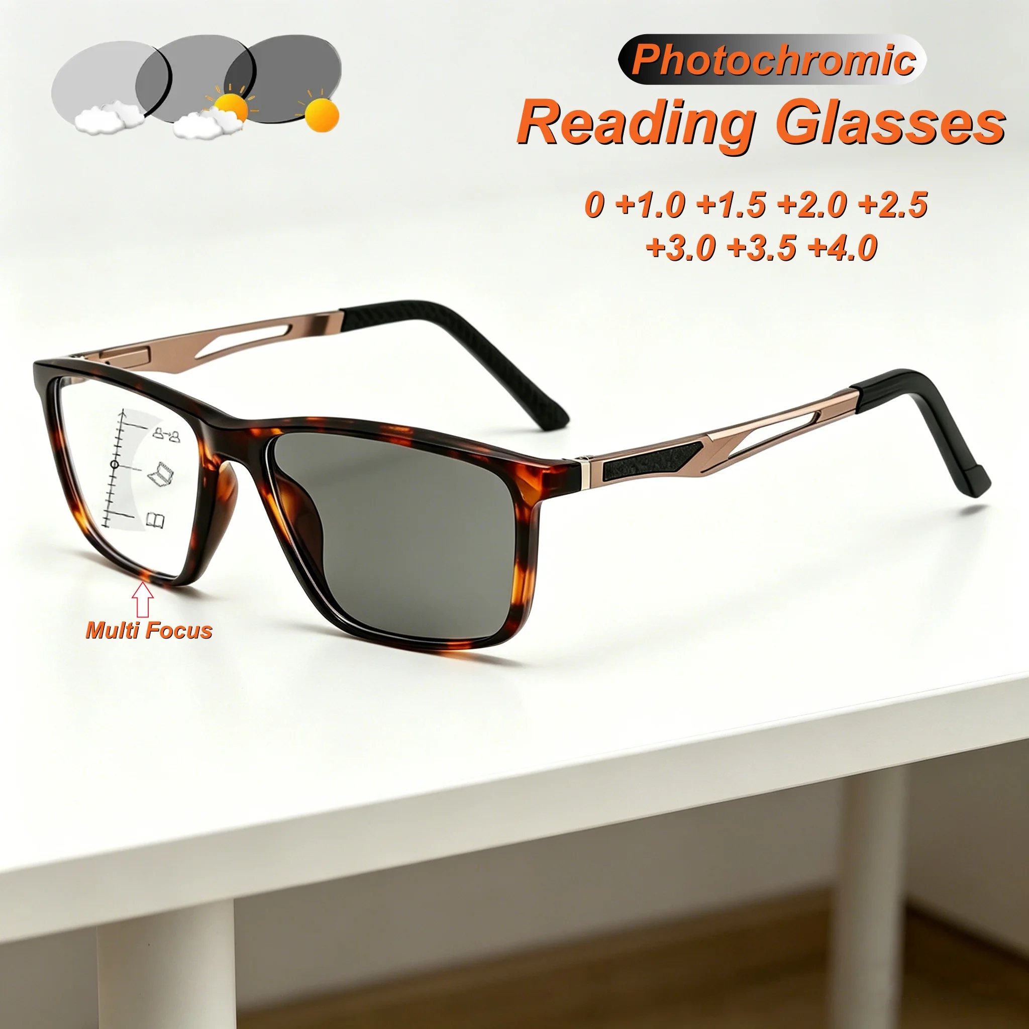 New Fashionable Personalized Multi Focus Photochromic Women's Reading Glasses Ultra Light Neutral HD Anti Blue Light Glasses
New Fashionable Personalized Multi Focus Photochromic Women's Reading Glasses Ultra Light Neutral HD Anti Blue Light Glasses