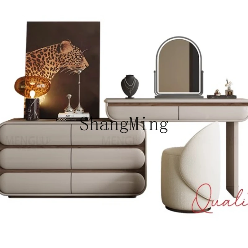 ZYH minimalist dresser chest integrated bedroom light luxury modern new makeup table
ZYH minimalist dresser chest integrated bedroom light luxury modern new makeup table