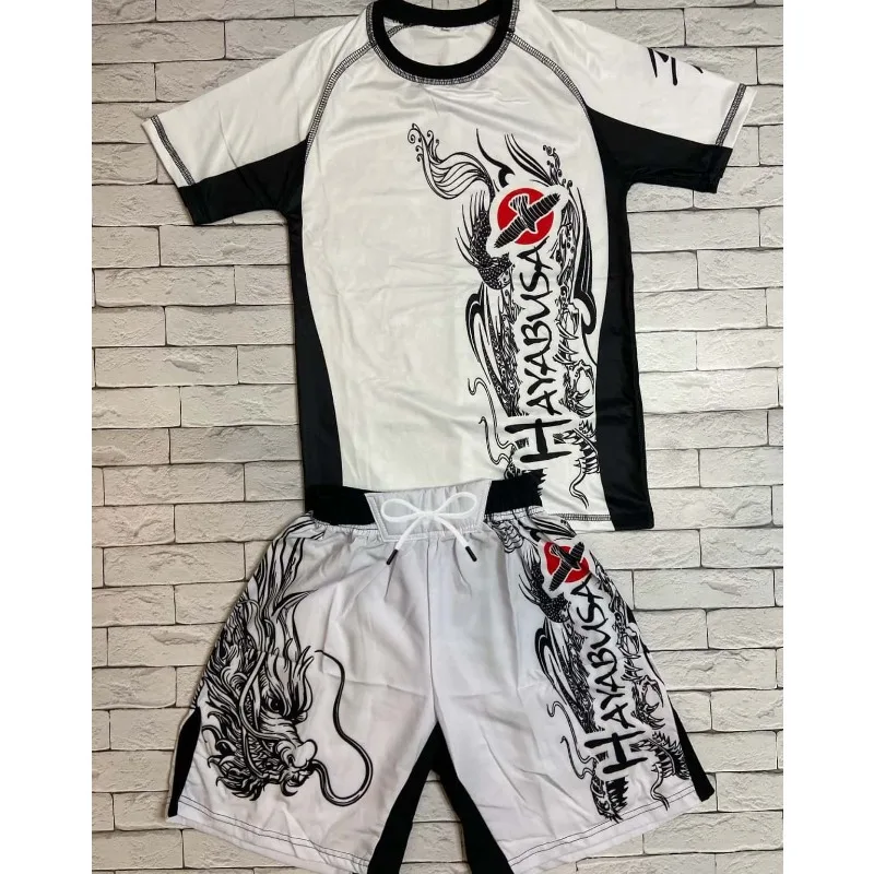 2026 Street Style Dragon Pattern Training Suit Summer Breathable Quick-Drying T-Shirt and Shorts 2-Piece Set - Combat Sports Set
2026 Street Style Dragon Pattern Training Suit Summer Breathable Quick-Drying T-Shirt and Shorts 2-Piece Set - Combat Sports Set