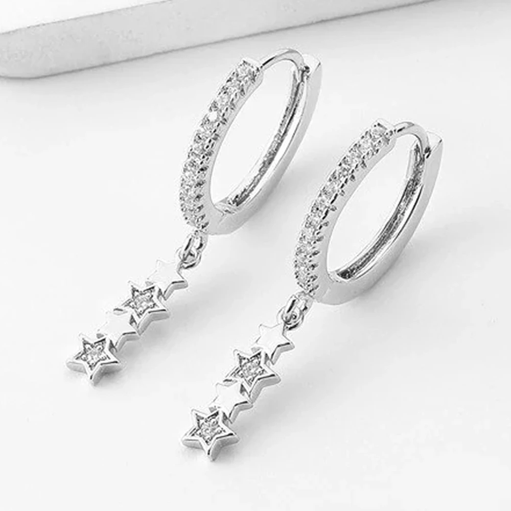 Huitan New Trendy Stars Drop Earrings for Women Simple Stylish Design Versatile Exquisite Female Hoop Earrings Statement Jewelry
Huitan New Trendy Stars Drop Earrings for Women Simple Stylish Design Versatile Exquisite Female Hoop Earrings Statement Jewelry