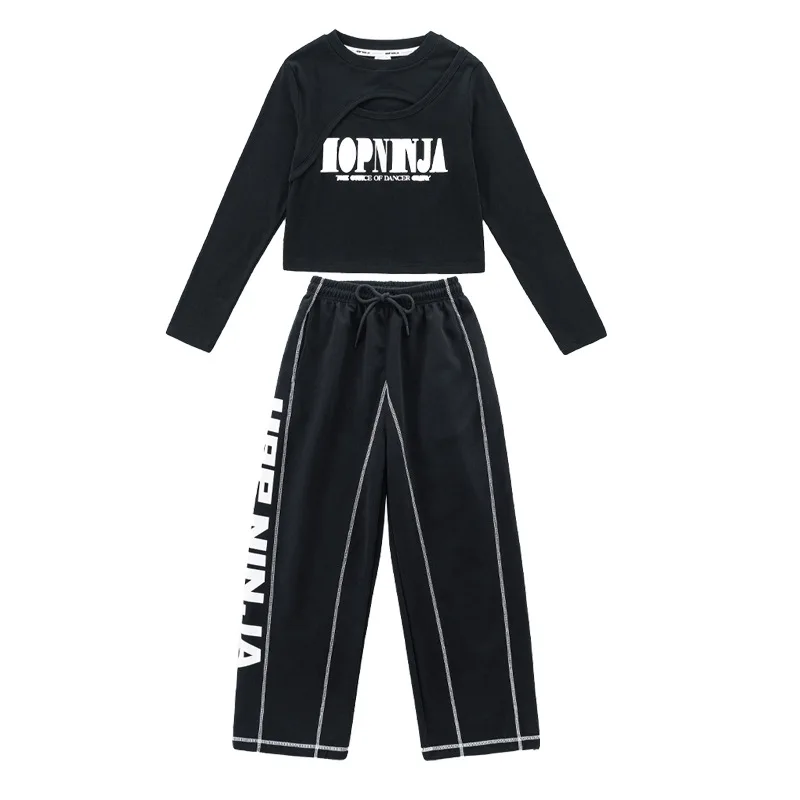 2026 American Style Spring Autumn Girls Clothes Set Kids Crop Top T-shirt Wide Leg Pant 4-14 Year Teens Hip Hop Outfit
2026 American Style Spring Autumn Girls Clothes Set Kids Crop Top T-shirt Wide Leg Pant 4-14 Year Teens Hip Hop Outfit