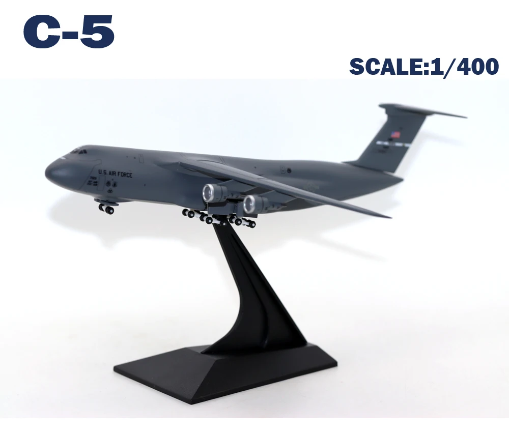 Новый масштаб 1/400 USAF Lockheed C-5 C5 Galaxy Transport Aircraf модель литья под давлением моделирование сплав игрушки для коллекции Gfit
Новый масштаб 1/400 USAF Lockheed C-5 C5 Galaxy Transport Aircraf модель литья под давлением моделирование сплав игрушки для коллекции Gfit