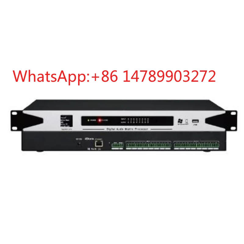 8 Channel Digital Matrix Mixer EQ Distributor Integrated DSP Stage Sound System
8 Channel Digital Matrix Mixer EQ Distributor Integrated DSP Stage Sound System