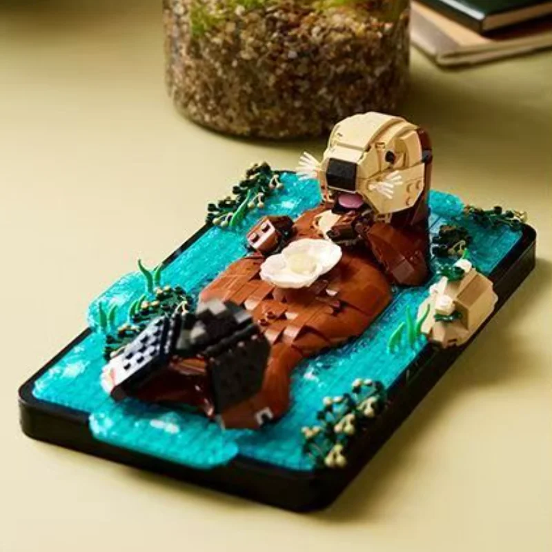 Home Decor 1234pcs Animal Floating Sea Otters Model Building Bricks Ideas Dispaly DIY Toys for Christmas Birthday Party Gifts
Home Decor 1234pcs Animal Floating Sea Otters Model Building Bricks Ideas Dispaly DIY Toys for Christmas Birthday Party Gifts