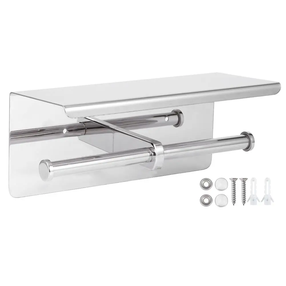 Stainless Steel Toilet Paper Holder Shelf for bathroom | Stylish Organizer for Home & Hotel Use
Stainless Steel Toilet Paper Holder Shelf for bathroom | Stylish Organizer for Home & Hotel Use