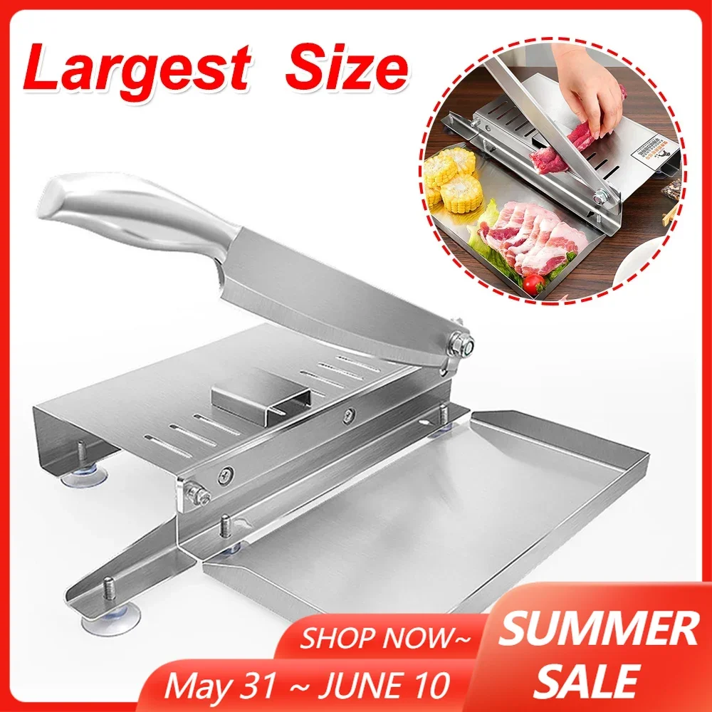 Largest Meat Slicing Machine Household Stainless Steel Manual Meat and Vegetables Slicer Kitchen Gadgets Thickness Adjustable
Largest Meat Slicing Machine Household Stainless Steel Manual Meat and Vegetables Slicer Kitchen Gadgets Thickness Adjustable