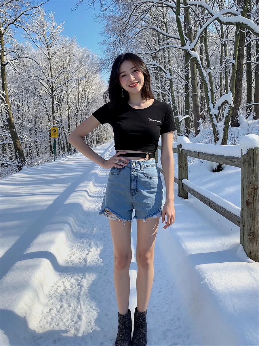 Шорты женские с высокой талией и необработанным подолом Bling Muse Feature Несколько повседневных украшенных нижней юбкой tale Sense
Шорты женские с высокой талией и необработанным подолом Bling Muse Feature Несколько повседневных украшенных нижней юбкой tale Sense