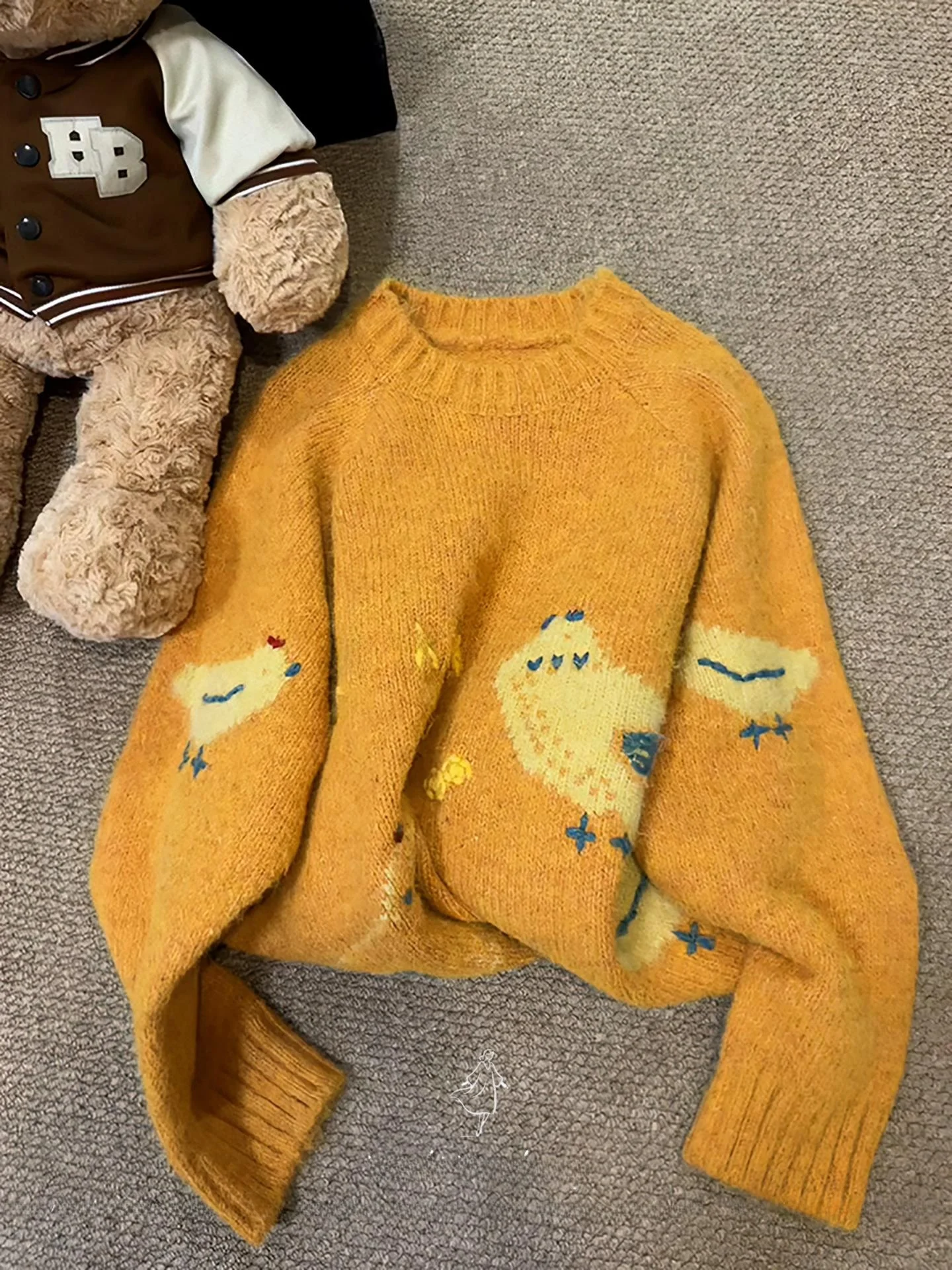 Orange Knitted Cartoon Pattern Sweater Women's Faion Autumn Winter Long Sve round Ne Regular Fit Polyester Fiber
Orange Knitted Cartoon Pattern Sweater Women's Faion Autumn Winter Long Sve round Ne Regular Fit Polyester Fiber