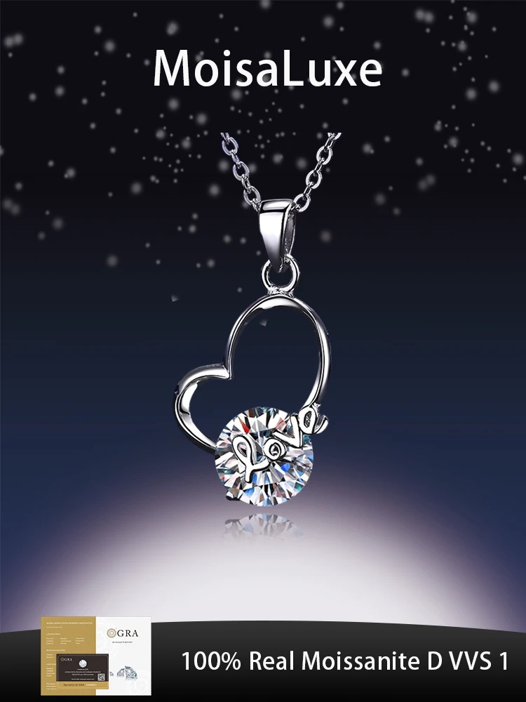 MoisaLuxe Official Store GRA Moissanite Plata Sterling 925 Silver Women's Collarbone Chain Personality Pendant Fashion Necklace
MoisaLuxe Official Store GRA Moissanite Plata Sterling 925 Silver Women's Collarbone Chain Personality Pendant Fashion Necklace
