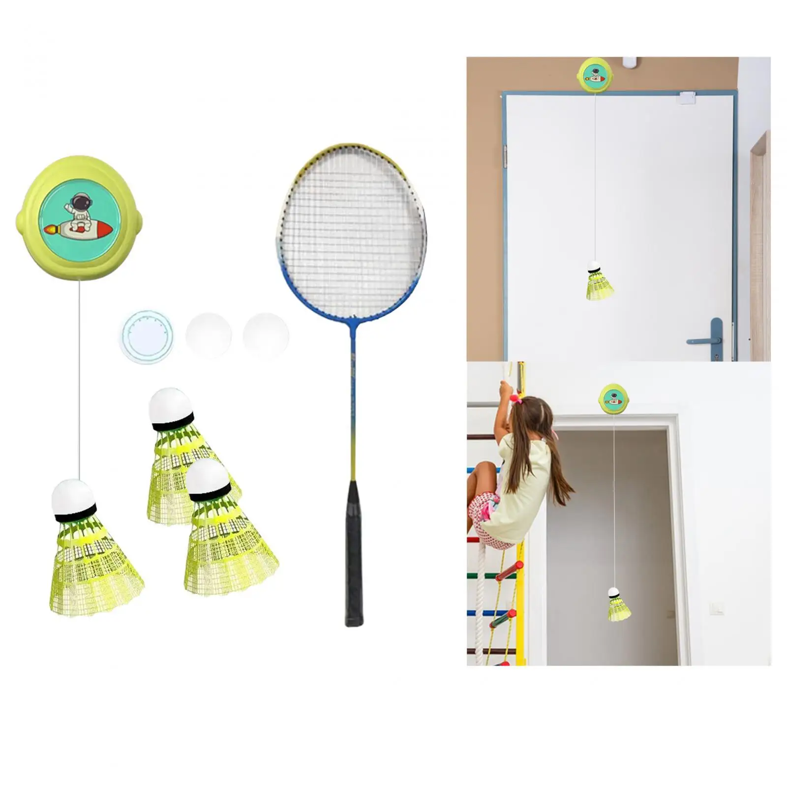 Indoor Badminton Trainer for Door Frame No Need Table Professional Training Device for Game Indoor Playing Home Sports Workout
Indoor Badminton Trainer for Door Frame No Need Table Professional Training Device for Game Indoor Playing Home Sports Workout