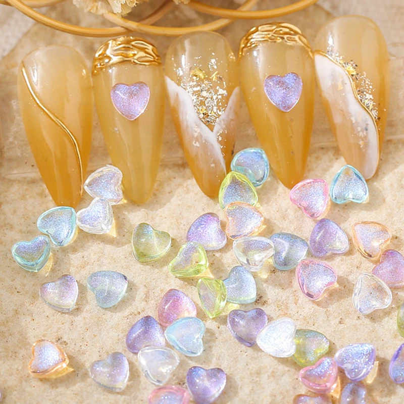 100PCS 3D Acrylic Nail Art Heart Charms Glitter Nails Decoration Accessories Manicure Decor Supplies For Professional Designer
100PCS 3D Acrylic Nail Art Heart Charms Glitter Nails Decoration Accessories Manicure Decor Supplies For Professional Designer