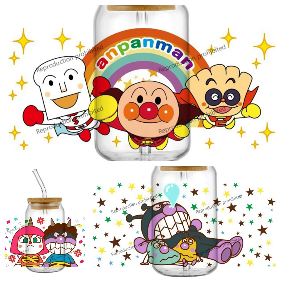 40 New Design 3D Kawaii Anpanman Cartoon Decal UV DTF Cup Wrap for 16oz Libbey Glasses DIY Japanese Anime Mug Transfer Sticker
40 New Design 3D Kawaii Anpanman Cartoon Decal UV DTF Cup Wrap for 16oz Libbey Glasses DIY Japanese Anime Mug Transfer Sticker