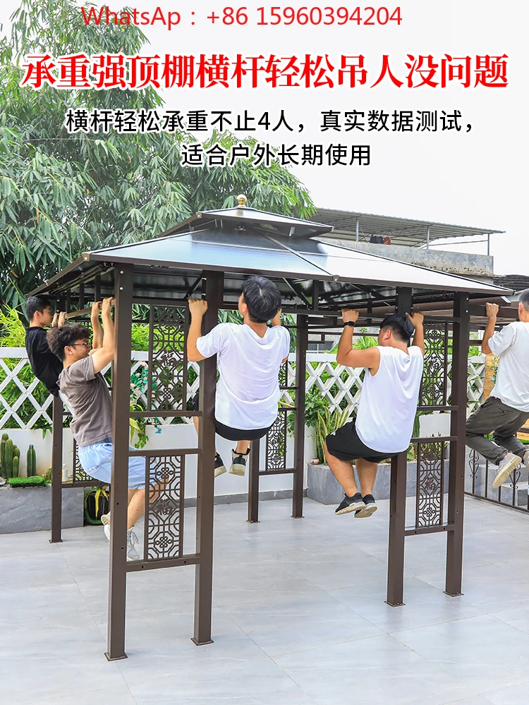 Outdoor pavilion courtyard villa garden outdoor leisure wrought iron awning open-air terrace roof aluminum alloy pavilion
Outdoor pavilion courtyard villa garden outdoor leisure wrought iron awning open-air terrace roof aluminum alloy pavilion