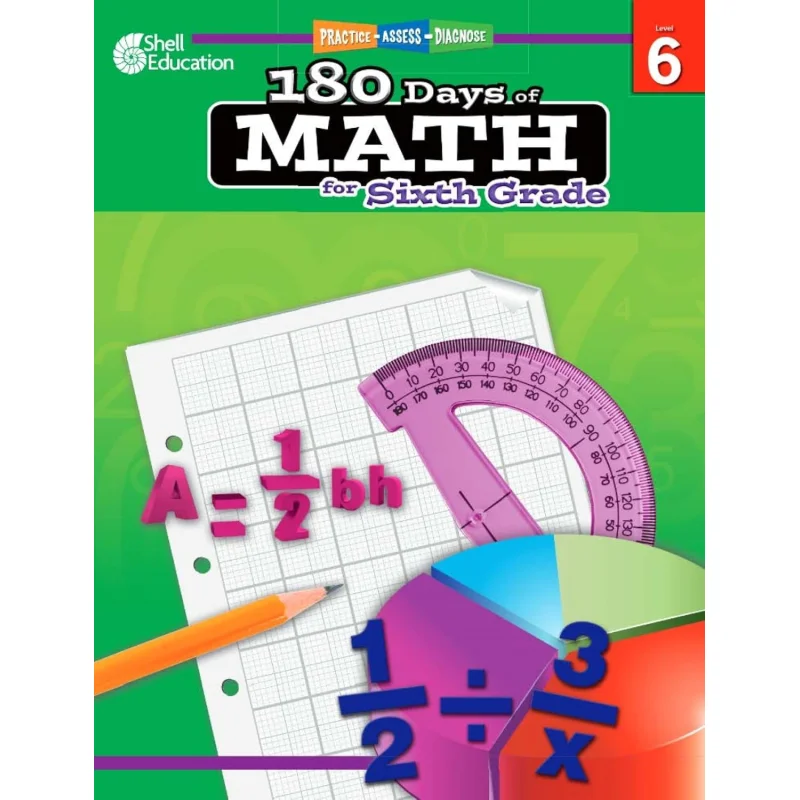 180 дней математики для шестого класса Jodene Lynn Smith Shell Education 97814258020 Книга 
180 дней математики для шестого класса Jodene Lynn Smith Shell Education 97814258020 Книга