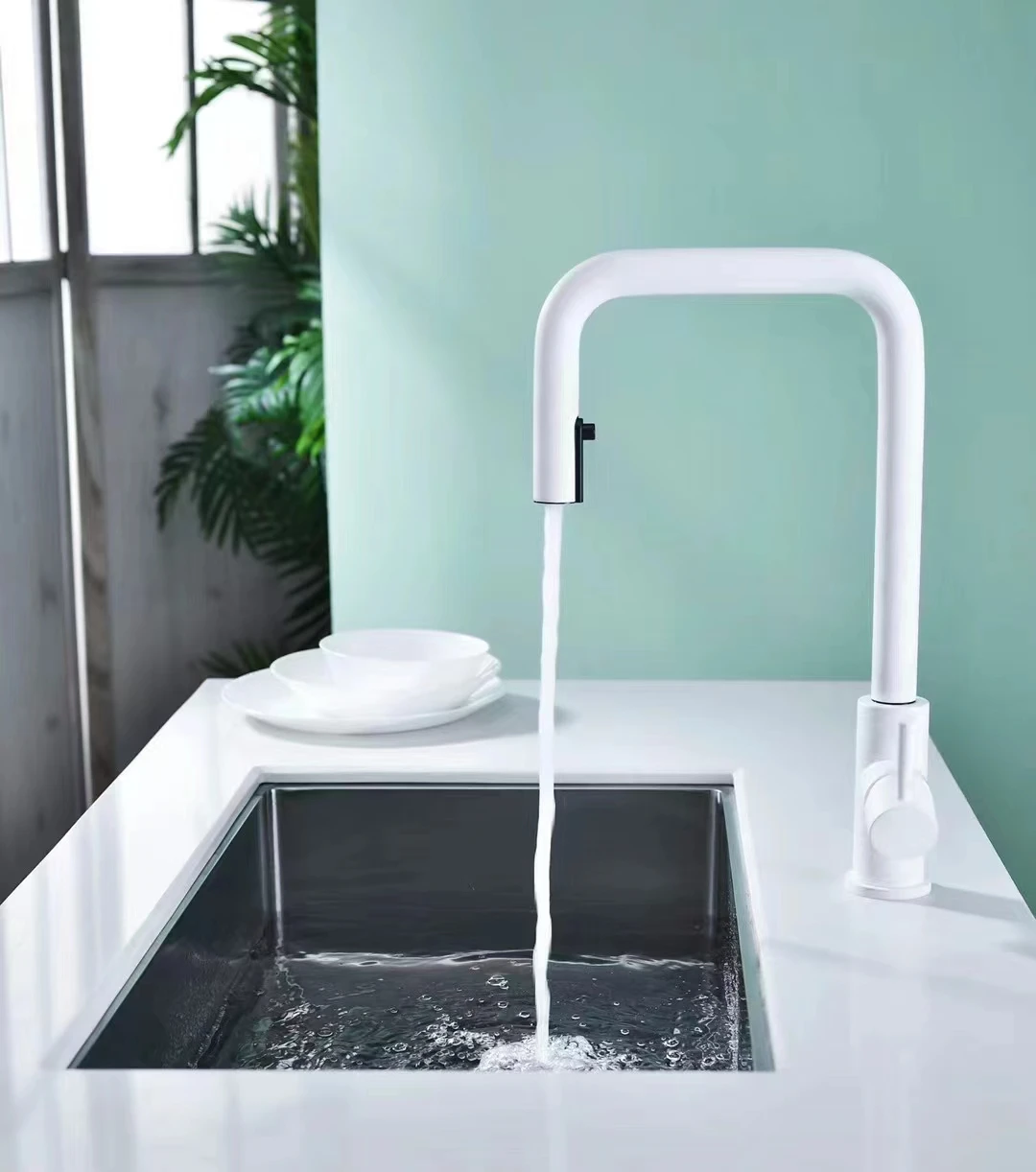 High Quality Brass White Kitchen sink faucet Modern Pull Out Kitchen mixer Tap Luxury Hot Cold Water Kitchen Faucet One Hole
High Quality Brass White Kitchen sink faucet Modern Pull Out Kitchen mixer Tap Luxury Hot Cold Water Kitchen Faucet One Hole