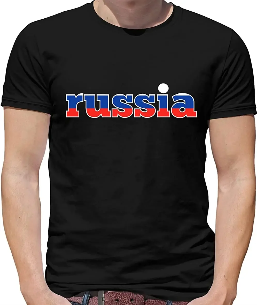 Russian Country Word Flag Russia T-Shirt 100% Cotton O-Neck Short Sleeve Summer Casual Mens T-shirt Streetwear
Russian Country Word Flag Russia T-Shirt 100% Cotton O-Neck Short Sleeve Summer Casual Mens T-shirt Streetwear
