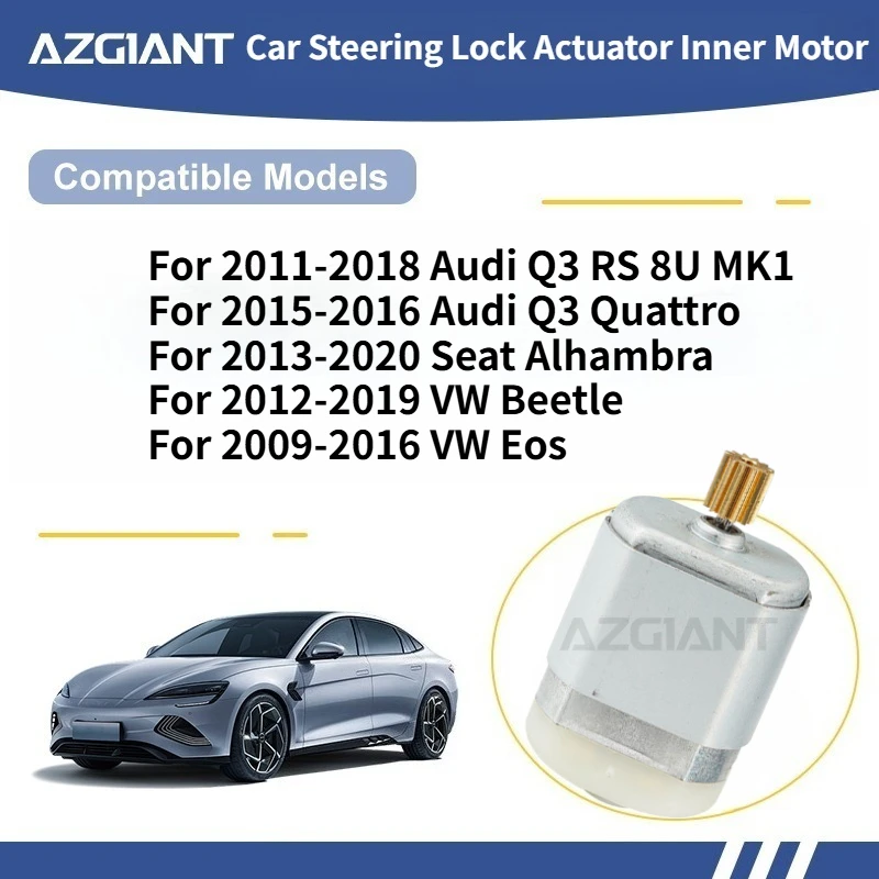 For 2011-2018 Audi Q3 RS 8U MK1/Quattro 2015-2016 AZGIANT Car Steering Lock Actuator Inner Motor DC 12V Brand new parts OEM
For 2011-2018 Audi Q3 RS 8U MK1/Quattro 2015-2016 AZGIANT Car Steering Lock Actuator Inner Motor DC 12V Brand new parts OEM