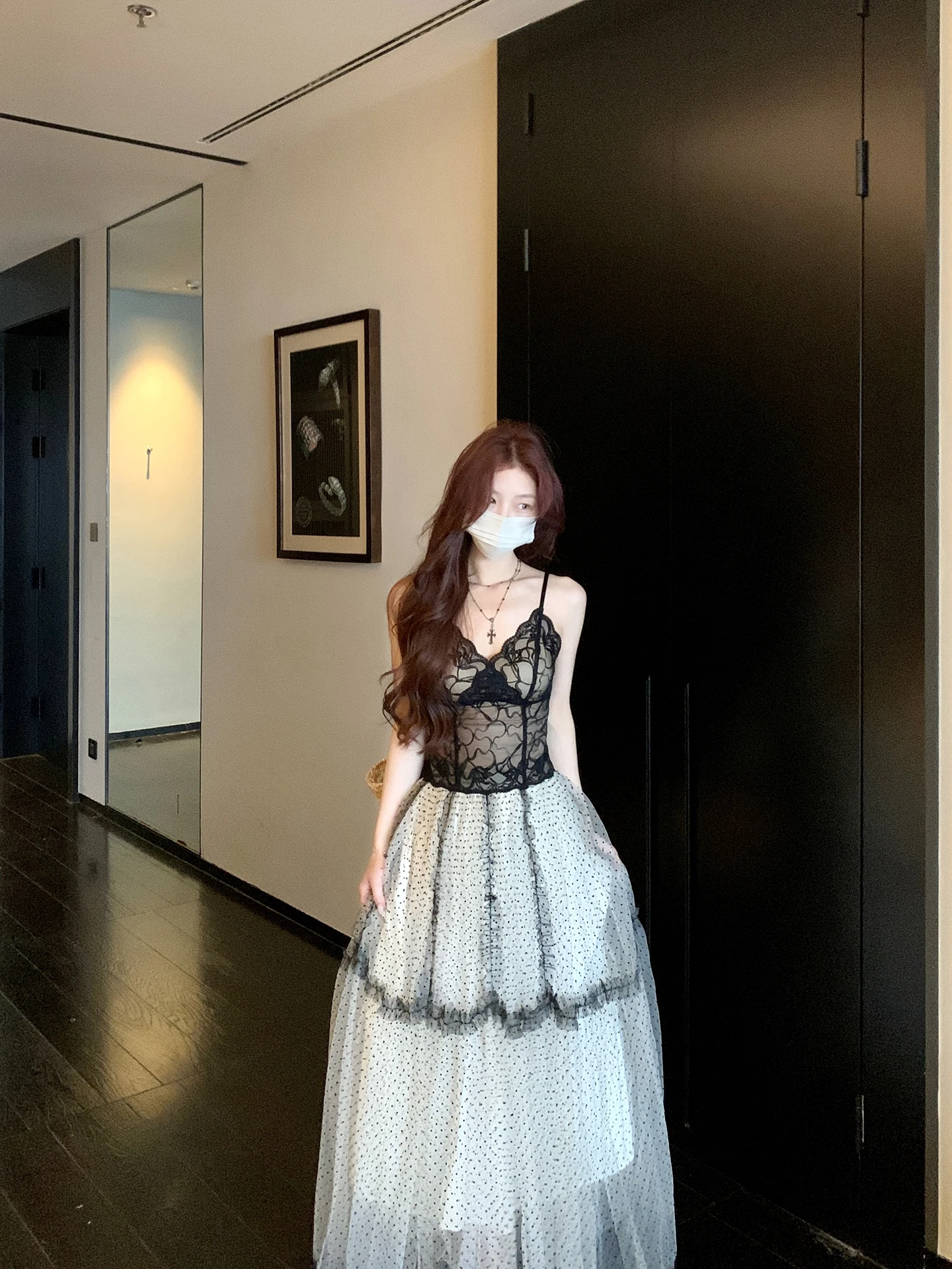 XXIIUU Polka Dot Ballet Summer New 2026 Puffy Tulle Skirt Women's Half Skirt Elegant A-Line Skirt High Waist Polyester Fiber
XXIIUU Polka Dot Ballet Summer New 2026 Puffy Tulle Skirt Women's Half Skirt Elegant A-Line Skirt High Waist Polyester Fiber